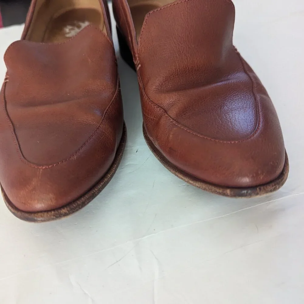 Madewell The Frances Loafer‎ Brown Slip On Boat Shoe Preppy Academia Normcore